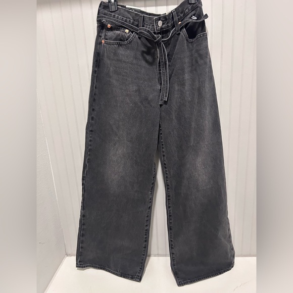 Levi's Women's Wide-Leg Jeans - Dark Gray - Picture 3 of 7